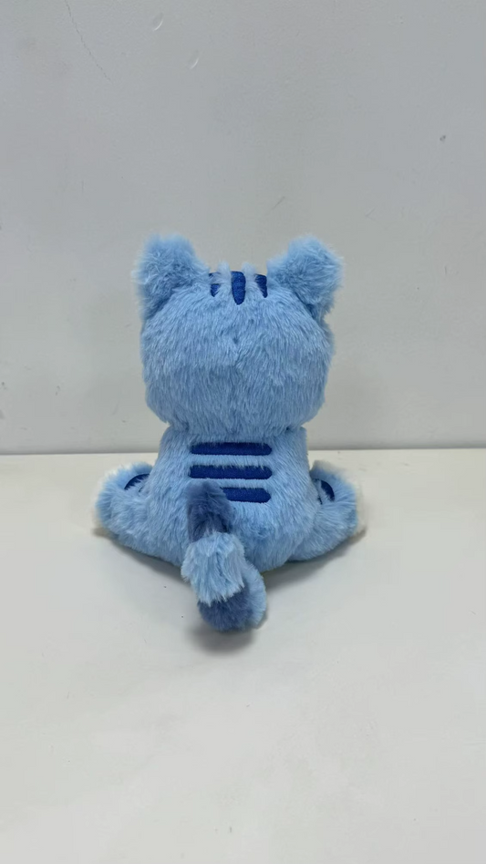queso the colorful kitty plushie