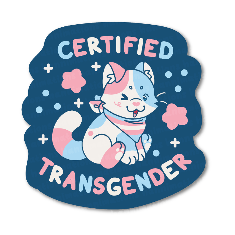 certified pride 3" vinyl stickers
