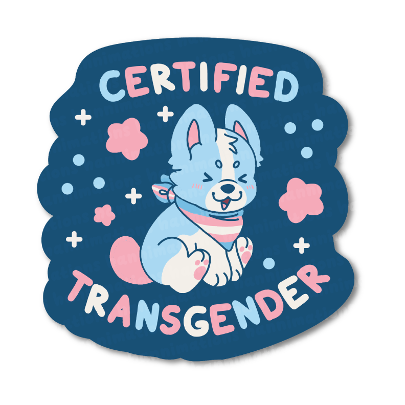 certified pride 3" vinyl stickers