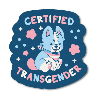 certified pride 3" vinyl stickers