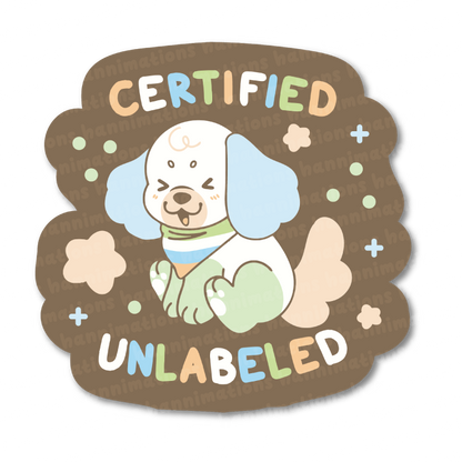 certified pride 3" vinyl stickers