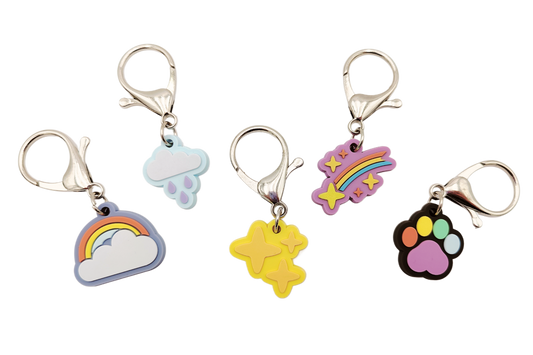 rainbeanie vinyl charms
