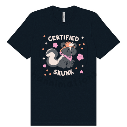 certified skunk t-shirt