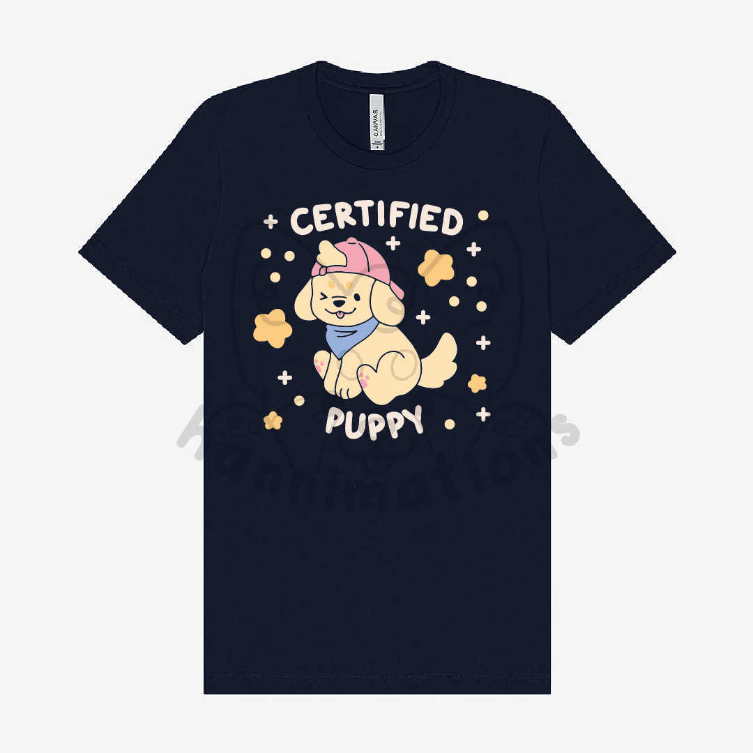 certified puppy t-shirt