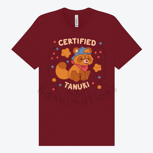 certified tanuki t-shirt