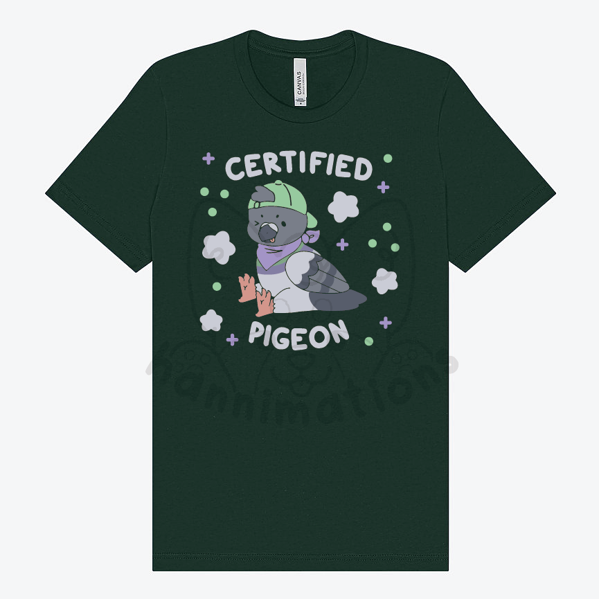 certified pigeon t-shirt