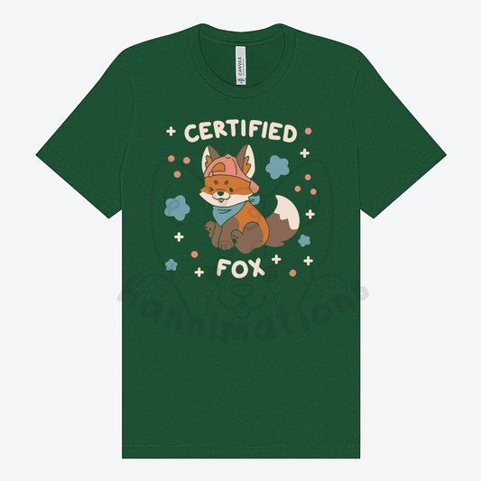 certified fox t-shirt