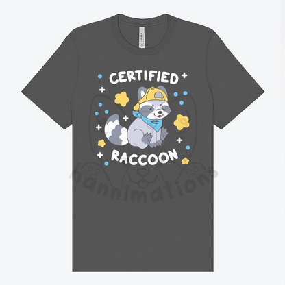 certified raccoon t-shirt