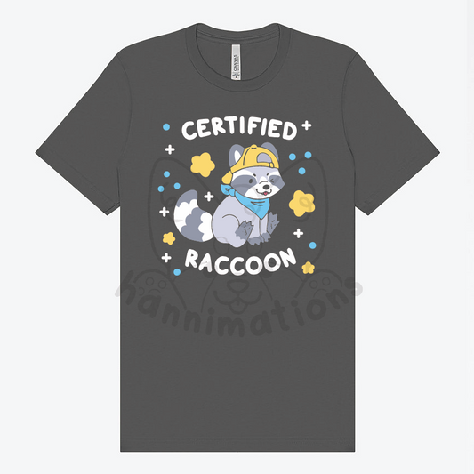 certified raccoon t-shirt