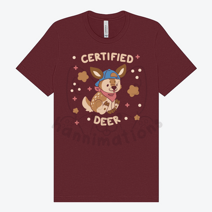 certified deer t-shirt