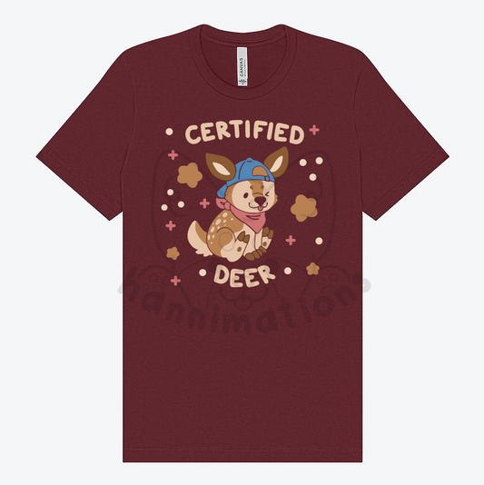 certified deer t-shirt