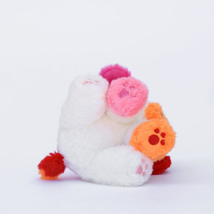 scarlet the colorful puppy plushie