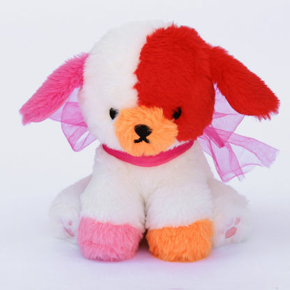 scarlet the colorful puppy plushie