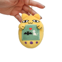 Load image into Gallery viewer, lumity tamagotchi keychain plush
