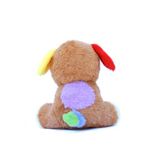 Load image into Gallery viewer, cookie the colorful puppy plushie
