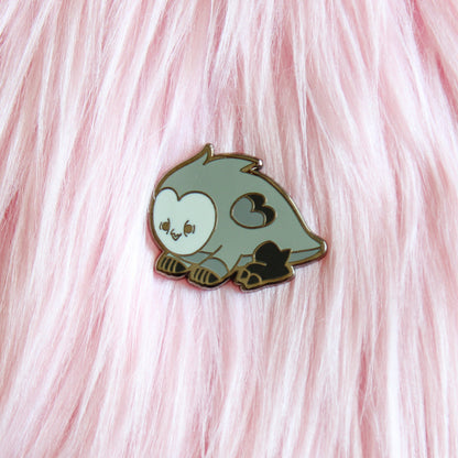 owlbeast 1.25" enamel pin