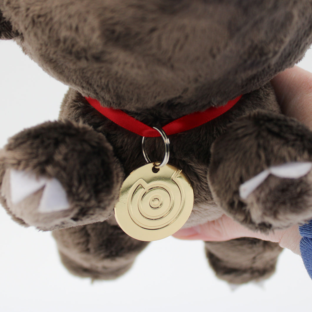 king's protection spell collar tag - plushie accessory!