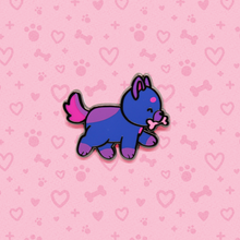 Load image into Gallery viewer, colorful puppies enamel pins
