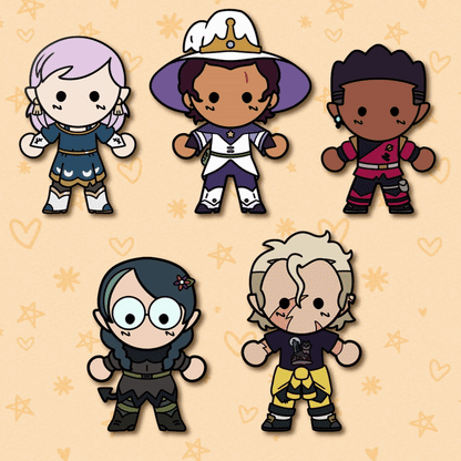 series 2 hexsquad weebean enamel pins