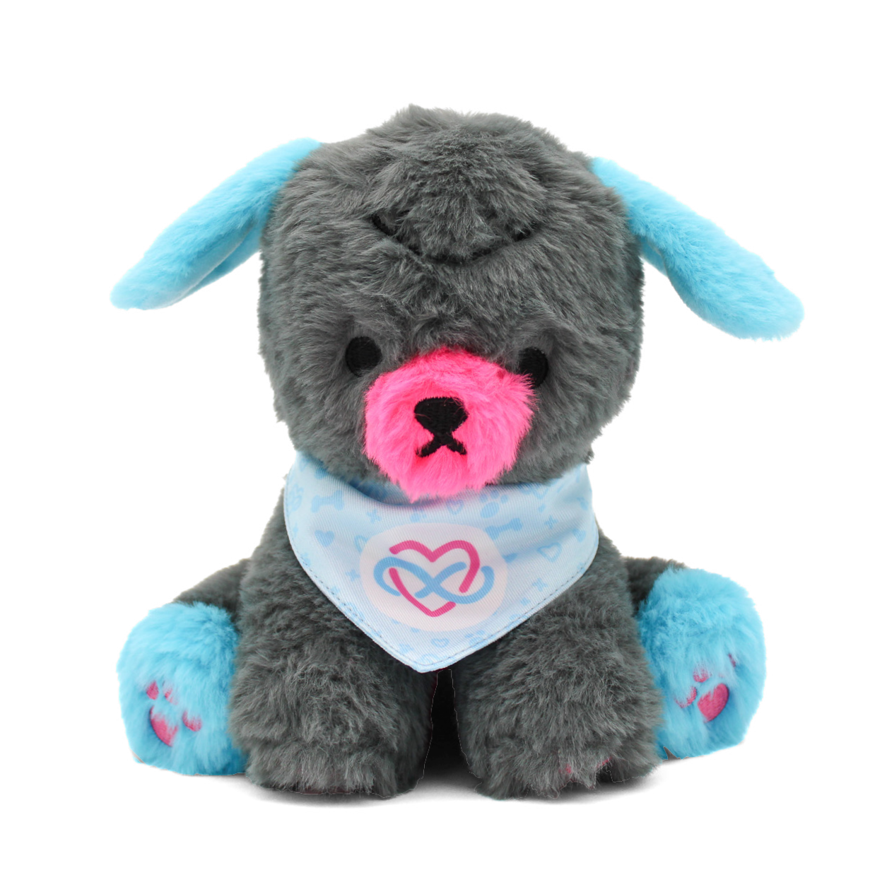 kirby the colorful puppy plushie