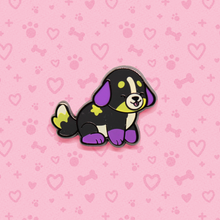 Load image into Gallery viewer, colorful puppies enamel pins
