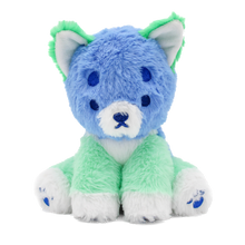 Load image into Gallery viewer, pretzel the colorful puppy plushie
