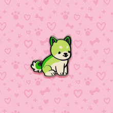 Load image into Gallery viewer, colorful puppies enamel pins
